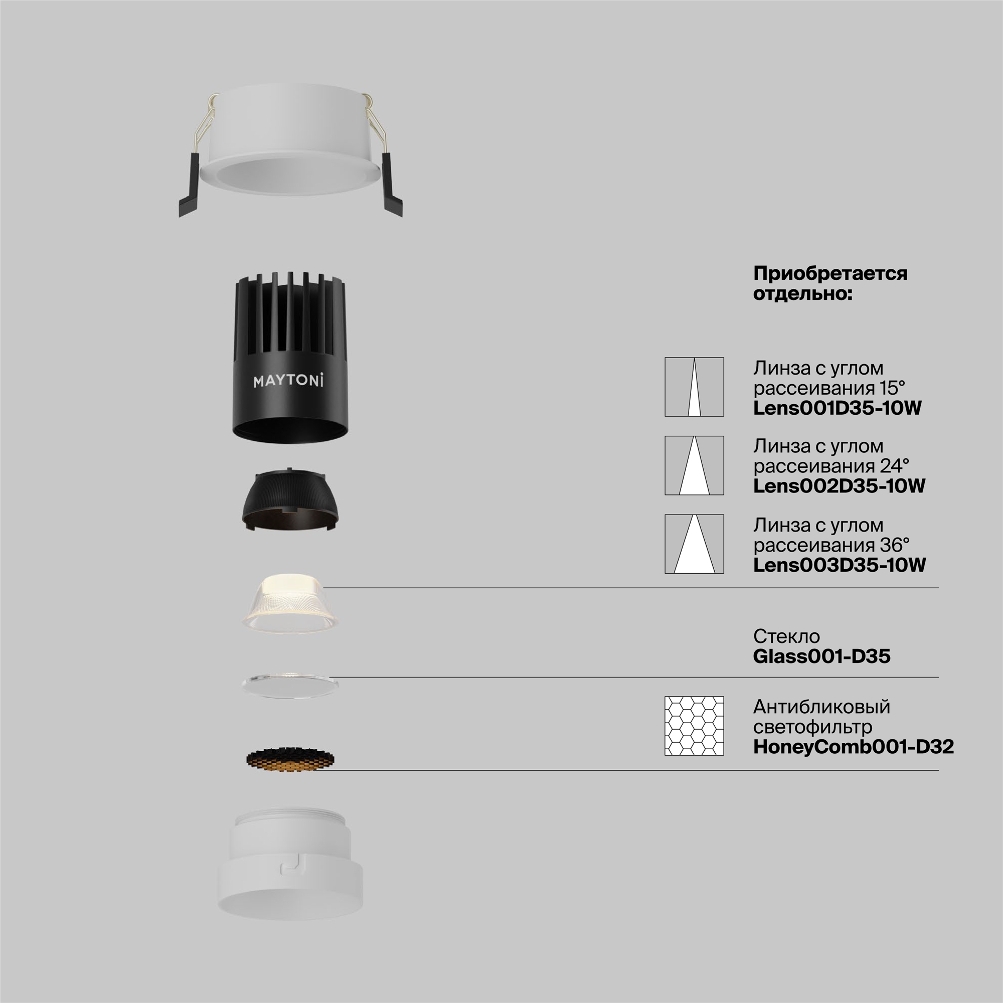 Technical DL115-10W-3K-W