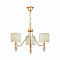SLE107003-03 Светильник подвесной Золотистый/Бежевый E14 3*40W Светильник подвесная EVOLUCE SLE107003-03