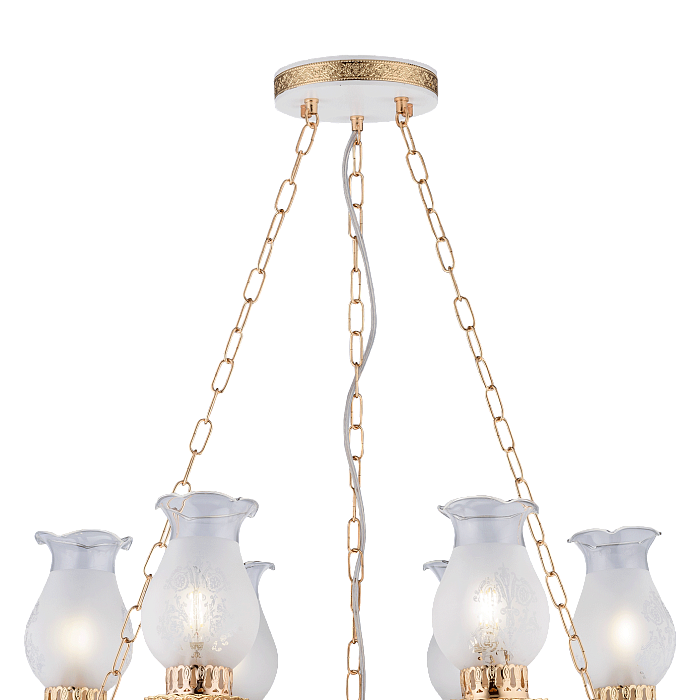 Люстра Sfera Sveta 85649/6B WHITE+GOLD